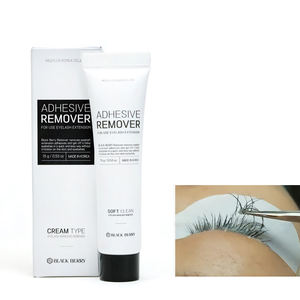 Removedor de pestañas líquido rápido con bentonita Adhesivo no sensible Extensiones de pestañas Crema Pegamento para pestañas Sin olor Etiqueta privada - Product Image 1