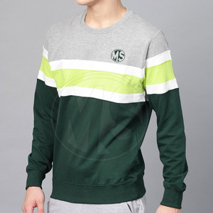 Sudaderas para Hombre Transpirables de Color en Contraste, Ropa Deportiva, Sudaderas con Cuello Redondo para Hombre, Sudaderas Básicas en Stock - Product Image 2