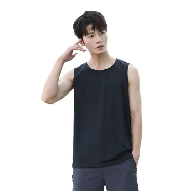 Tùy Chỉnh 2024 Mới Phong Cách Người Đàn Ông Của Tank Top Nhanh Chóng Làm Khô Phù Hợp Thể Thao Mặc Không Tay Vest Hàng Đầu Chạy Nam Singlets