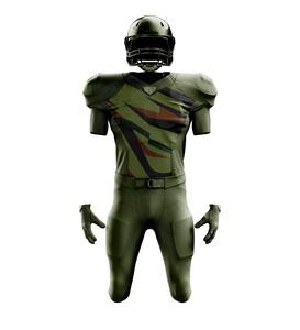 Nueva Llegada Conjuntos de Uniformes de Fútbol Americano para Hombre Personalizados al por Mayor Talla Grande (XL) para Equipos Diseño Sublimado Corto Pakistán - Product Image 5