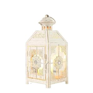 Candelabro metálico de diseño antiguo, farol l para jardín, balcón, interior y exterior, decoración de boda - Product Image 1