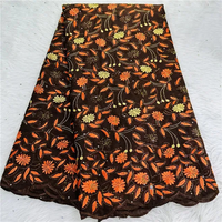 Tissu en dentelle suisse africaine brodé Ankara pour robe de mariée, matériau de qualité supérieure, fabricant sur mesure, service d'exportation Hitjem