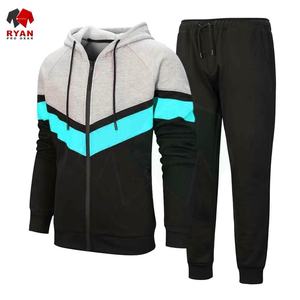 Survêtement personnalisé pour hommes, col à capuche, séchage rapide, anti-froissement, style décontracté, respirant, fabricant OEM et ODM - Product Image 4