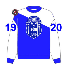 Sudadera con capucha de parafernalia bordada de hermandad de mujeres Zeta Phi Beta griega personalizada - Product Image 5