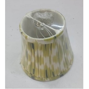 Mini pantallas de cono de tela Ikat hechas a mano en algodón de lino, perfectas para lámparas colgantes de suelo de mesa para decoración de hogar y hotel - Product Image 1