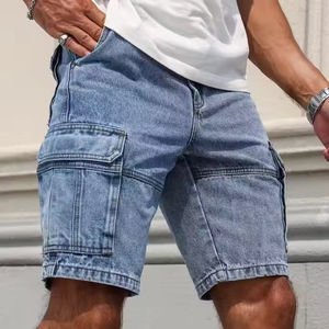 Tendance HSI 2026, Streetwear d'été personnalisé, Qualité supérieure, Denim délavé à l'acide avec strass, Fabriqué au Pakistan - Product Image 5