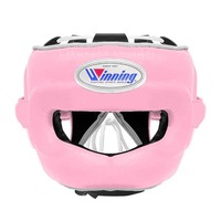 Casque de boxe professionnel en cuir véritable respirant et durable avec fermeture auto-agrippante pour l'entraînement – Fabrication d'usine