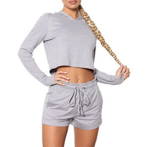 Sudadera con capucha de algodón para mujer, ropa de calle personalizada, con Logo personalizado, parte inferior cerrada, etiqueta colgante gratis - Product Image 1