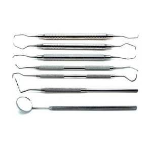 Plateau de Prophylaxie Dentaire Set Instruments Premium en Acier Inoxydable Ensemble de 7 Pcs Haute Qualité - Product Image 6