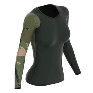 Fitness Long Sleeve Compression <b>T</b> <b>Shirts</b> for <b>Women</b> Custom Made <b>Women</b> Gym Wear Workout Compression <b>Shirts</b> - Product Image 5