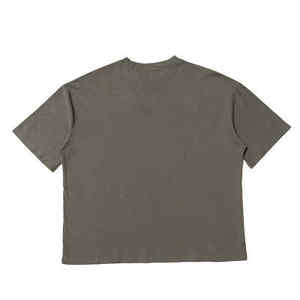 2024 High Street Logo personnalisé noir surdimensionné goutte Hip Hop Style hommes T-Shirt Vintage lavé 100% coton grande taille caractéristiques - Product Image 2