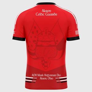 เสื้อฟุตบอล GAA โพลีเอสเตอร์100% คุณภาพสูงเสื้อผ้าฟุตบอลเกลิคแบบทึบปรับแต่งโลโก้ได้ - Product Image 2