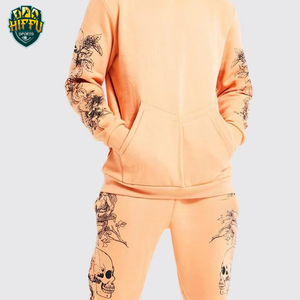 เสื้อวอร์มผ้าคอตตอนแบบสวมหัวมีฮู้ดพิมพ์โลโก้100% ตราเฮฟวี่เวทสำหรับผู้ชายดีไซน์ใหม่ - Product Image 6