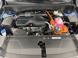 Kia Sorento hybride SX Prestige AWD 2025 bleue abordable, voiture d'occasion avec toit ouvrant, démarrage à distance, sièges en cuir, troisième rangée de sièges - Product Image 3