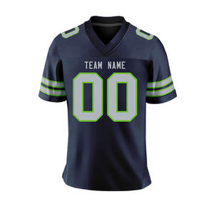 Latest Design American Football Jersey Polyester Material High Quality <b>Light</b> Weight <b>Cheap</b> Price American Football Jersey - Product Image 1