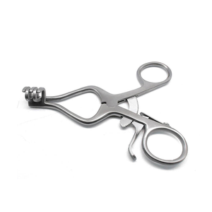 Pinzas retractoras quirúrgicas de acero inoxidable autoclavables, abrazadera de tejido médico profesional, juego de instrumentos de larga duración - Product Image 1