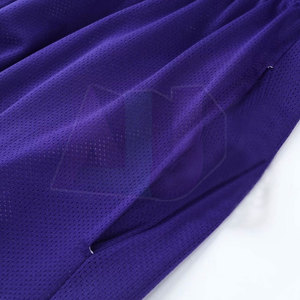 Vente directe d'usine, ensembles d'uniformes de basket-ball pour hommes, respirants, tissu 100% polyester, évacuation de l'humidité, légers, logos personnalisés - Product Image 5