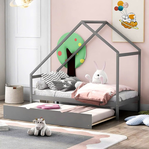 Juego de muebles de dormitorio modernos y cama de madera de lujo al por mayor, camas para niños, muebles para niños, cama para niños, hecho en Vietnam - Product Image 1
