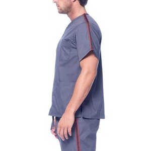 Conjuntos de uniformes de hospital para hombre de etiqueta privada Conjuntos de uniformes médicos de manga corta personalizables Conjuntos de uniformes médicos - Product Image 5