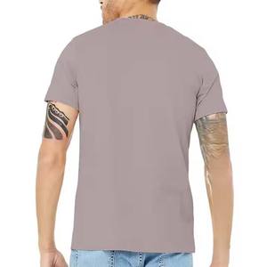 T-shirt pour homme à col rond en coton 100% Meilleure conception Vente chaude Couleurs personnalisées Bonne qualité T-shirt à anneau - Product Image 6
