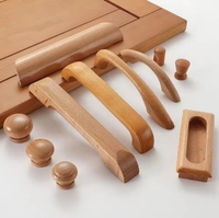 Poignées et boutons de meubles en bois massif de haute qualité poignées de tiroir en bois pour armoire armoire porte quincaillerie bouton de poignée de meubles