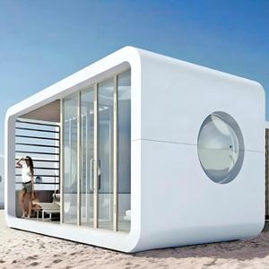 Casa Contenedor de Paneles Sándwich de Acero en Oferta, Diseño Moderno Tipo Cabaña Apple con 1/2 Dormitorios - Product Image 3