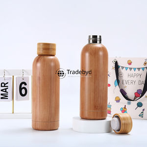 Bouteille d'eau en bois zéro déchet réutilisable et étanche, idéale pour les cadeaux Collection Eco Drinkware Tradebyd - Product Image 3