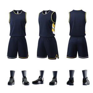 Ensemble de costume de basket-ball américain personnalisable pour hommes, uniforme de basket-ball personnalisé pour compétition universitaire et entraînement sportif - Product Image 6