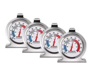 फ्रिज थर्मामीटर, क्लासिक फ्रिज थर्मामीटर बड़े डायल के साथ लाल सूचक थर्मामीटर के लिए फ्रीजर फ्रिज कूलर - Product Image 4