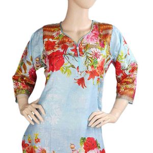Traje de dos piezas estampado para mujer - Multicolor - Product Image 3