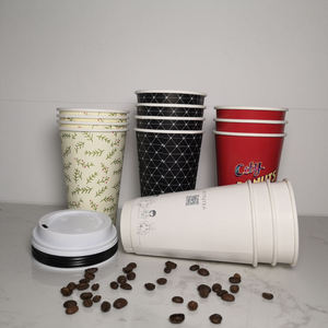 แก้วกาแฟกระดาษแบบใช้ครั้งเดียว ขนาด 16 ออนซ์ หนาพิเศษ เก็บความร้อน/เย็น เป็นมิตรกับสิ่งแวดล้อม รีไซเคิลได้ สำหรับเครื่องดื่มร้อนและเย็น - Product Image 5