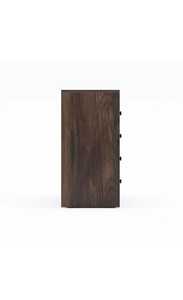 Modern Sleek Design 4-Drawer <b>Chest</b> of Drawers Dark Wood <b>Storage</b> Cabinet for Bedroom Home Bar Villa-Home Furniture - Product Image 3