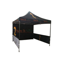Tente pop-up spacieuse réglable en hauteur 10x20 pieds avec système de verrouillage et de déverrouillage rapide