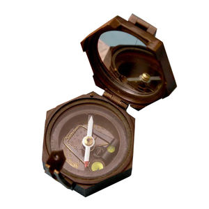 Royal Navy Brass Brunton <b>Compass</b> Antique Finished in Wooden Box Use for Entertainment Camping and Hiking - Product Image 2