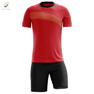 ชุดฟุตบอล2022ใส่ได้ทั้งชายและหญิงชุดเล่นกีฬาทำจากโพลีเอสเตอร์แขนสั้นสำหรับผู้ใหญ่ดีไซน์พิมพ์โลโก้ออกแบบได้ตามที่ต้องการ - Product Image 4