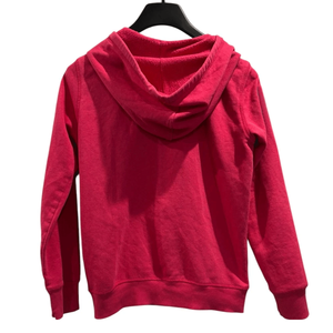 Sudadera con capucha informal rosa para mujer, jersey con cordón y cremallera completa, Top transpirable de algodón polar para otoño e invierno, ropa de calle - Product Image 2