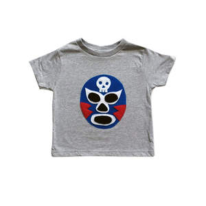 Cape et chemise Luchador Azul pour enfants, jouet de beauté et de mode - Product Image 3