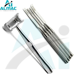 ALMAC Nouveau 2025 4 Pcs Set Dentaire Ridge Split Ciseau Allemand En Acier Inoxydable Instrument Médical Précise Ridge Splitting - Product Image 1
