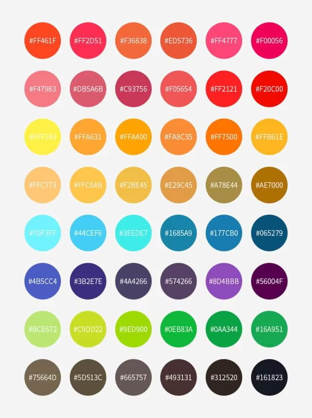 TOUTES LES COULEURS DISPONIBLES Catalogue dm