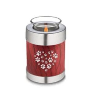 Artículos Funerarios para Perros, Urna de Cremación de Metal con Tapa de Latón para Velas de Té, Artesanías, Urnas para Mascotas, Precio Económico - Product Image 6