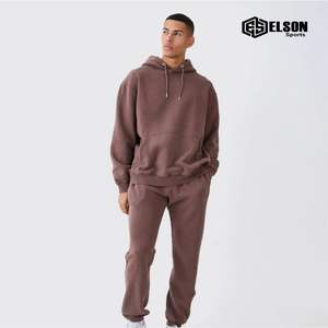 ชุดวอร์มผ้าฟลีซแบบสวมหัวล้างกรดชุดวิ่งสำหรับผู้ชายชุดใส่เล่นแสงแดดหินซีดกางเกงแบบเรียงซ้อนพิมพ์ลายฤดูหนาว - Product Image 2