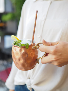 Meilleure vente de tasse à mule de Moscou en métal au design martelé pour restaurant, hôtel et fête à bas prix - Product Image 5