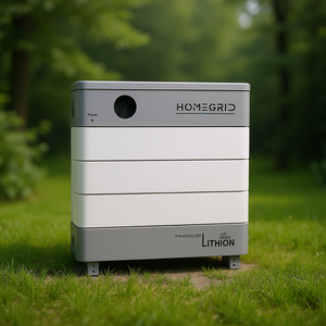 Système de batterie au lithium HomeGrid Stack'd 14,4 kWh 48V - 3 modules toutes saisons avec BMS et base pour utilisation solaire domestique - Product Image 3