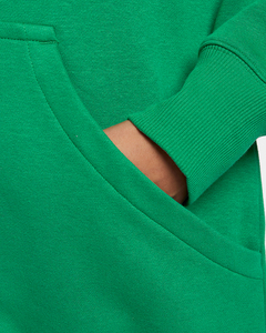 Conjunto de chándal de invierno 100% algodón ligero estampado con capucha personalizado para mujer, conjunto informal de talla grande - Product Image 5