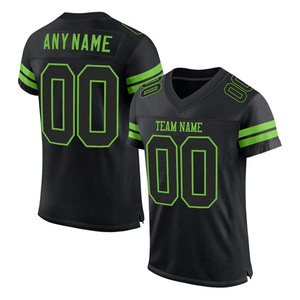 Créez votre propre maillot de football américain pour jeunes, sublimation personnalisée, nouveaux designs 2025, 100% polyester, manches courtes - Product Image 1