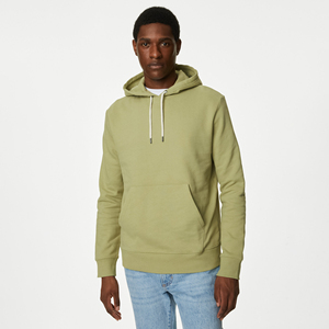 Meilleur prix de vente en gros, qualité OEM, service de fabrication, sweats à capuche pour hommes d'hiver, 100% coton, polaire respirant, séchage rapide, brodé - Product Image 1