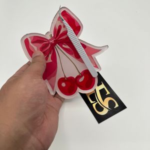 Top <b>Sale</b> Cherry Bow Butterfly Eyelash Tiles Custom Logo Sustainable Acrylic Beauty Tool with <b>Magnets</b> <b>for</b> Tweezers Reusable 2 1 - Product Image 6