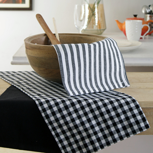 100% Cotton Woven Multi-Purpose Hand <b>Towel</b> Quick-Dry for Kitchen Tea Bath Car Golf Printed Yarn Dyed Plain 18-<b>Set</b> - Product Image 5
