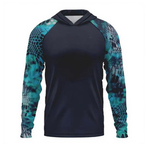 Hoodie de pêche unisexe UPF 50+ avec protection UV, léger, 120g, séchage rapide, manches longues, performance, pour la pêche en plein air - Product Image 4