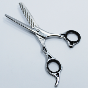 Tijeras de adelgazamiento de peluquero con acabado pulido J2 de estilo profesional para belleza y cuidado Personal - Product Image 5